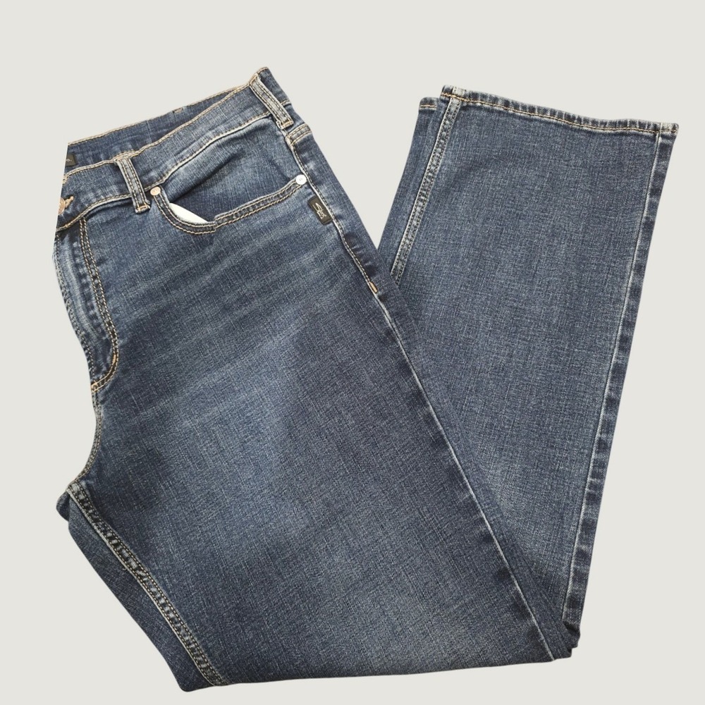 Silver Jeans Co Craig Men 38x32 Bootcut Blue Denim Y2K Western Cowboy Americana